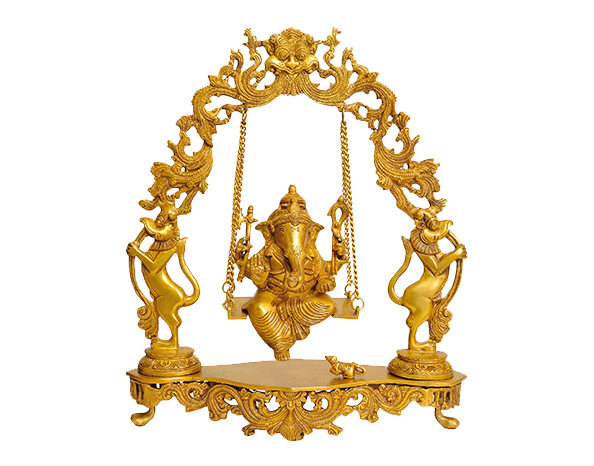Very Artistic Nataraja Statue with Gold Finishing – 23 ...
 Nataraja Statue Png